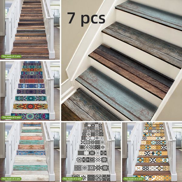 funlife 18x100cmx7pcs 24 style stair sticker waterproof self-adhesive pvc staircase sticker for bathroom kitchen stairway decor
funlife 18x100cmx7pcs 24 style stair sticker waterproof self-adhesive pvc staircase sticker for bathroom kitchen stairway decor