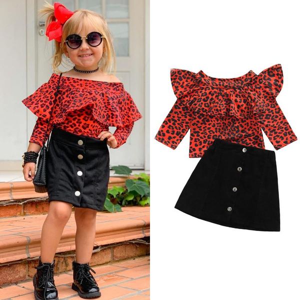 clothing sets focusnorm 1-6y autumn lovely kids girls clothes leopard printed ruffles off shoulder t shirts single breasted a-line skirt, White
clothing sets focusnorm 1-6y autumn lovely kids girls clothes leopard printed ruffles off shoulder t shirts single breasted a-line skirt, White