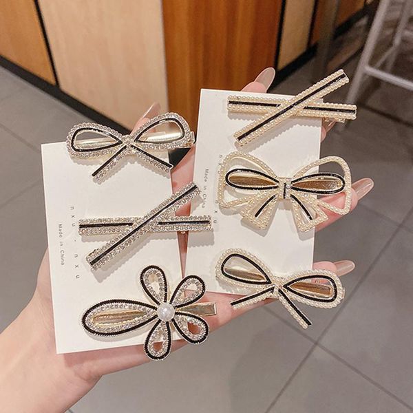 hair clips & barrettes fashion western hairpin pearl clip rhinestone bowknot word retro bangs simple girl accessories, Golden;silver
hair clips & barrettes fashion western hairpin pearl clip rhinestone bowknot word retro bangs simple girl accessories, Golden;silver
