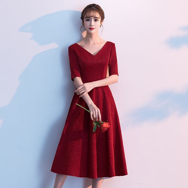 female elegant v-neck backless bridal es exquisite formal party dress banquet gown s-3xl 1p7y, Blue;red
female elegant v-neck backless bridal es exquisite formal party dress banquet gown s-3xl 1p7y, Blue;red