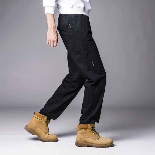 men's pants cargo 2021 casual autumn pockets men outwear streetwear straight slacks long baggy large trousers 5xl clothes, Black
men's pants cargo 2021 casual autumn pockets men outwear streetwear straight slacks long baggy large trousers 5xl clothes, Black