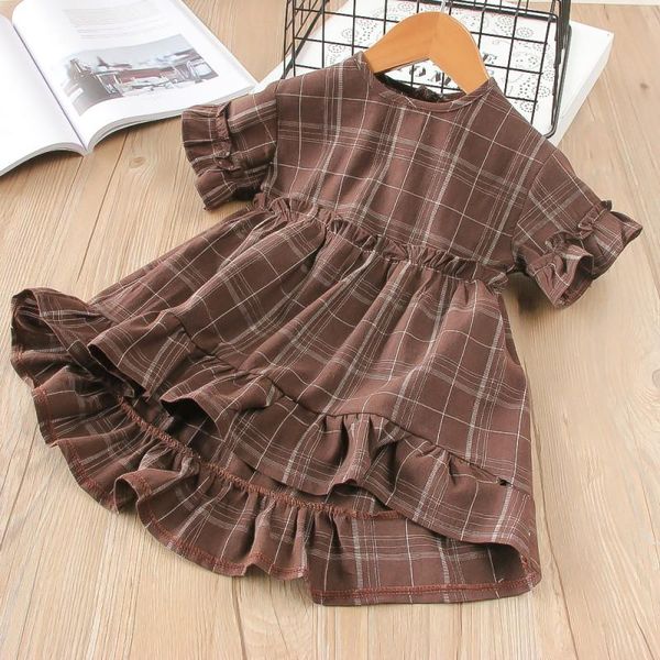 baby girl dress summer kids clothing dresses for girls plaid print kids girl clothes short sleeve a26, Red;yellow
baby girl dress summer kids clothing dresses for girls plaid print kids girl clothes short sleeve a26, Red;yellow
