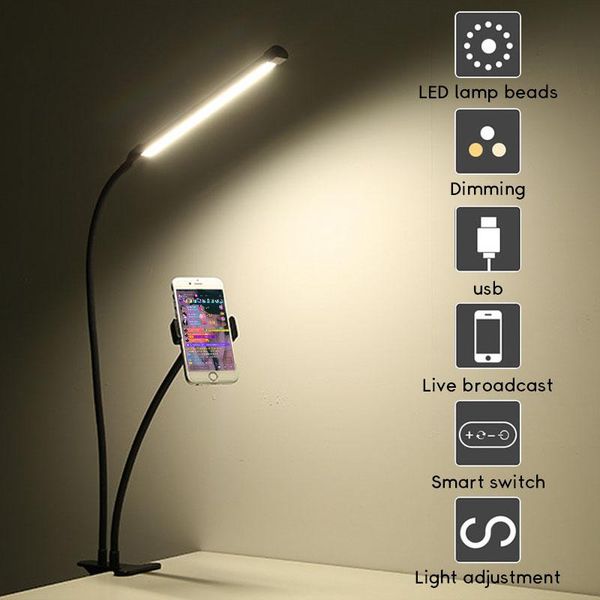 led selfie ring light with flexible mobile phone clip holder for live study desk lamp universal lazy long arm cellphone bracket
led selfie ring light with flexible mobile phone clip holder for live study desk lamp universal lazy long arm cellphone bracket