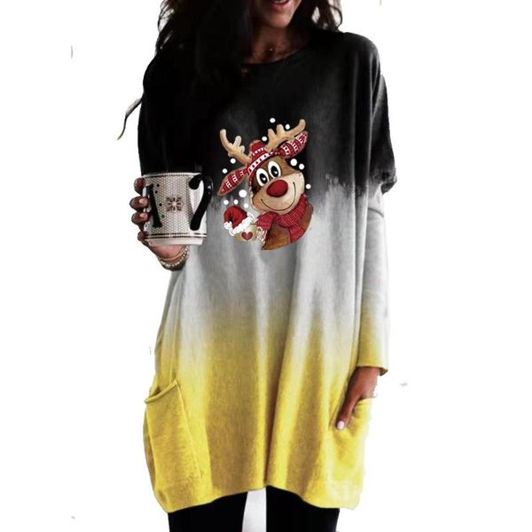 women's t-shirt vicabo pockets shirts 2021 christmas printed female fashion clothes autumn winter woman tshirts, White
women's t-shirt vicabo pockets shirts 2021 christmas printed female fashion clothes autumn winter woman tshirts, White