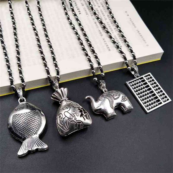 autumn winter 2020 new imitation thai gold woolen chain, versatile ancient silver pendant, men's and women's long necklaces, Black
autumn winter 2020 new imitation thai gold woolen chain, versatile ancient silver pendant, men's and women's long necklaces, Black