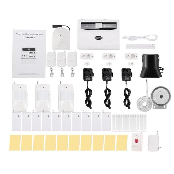 alarm systems led intelligent wireless digital home security system fireproof burglarproof emergency help white for safe
alarm systems led intelligent wireless digital home security system fireproof burglarproof emergency help white for safe