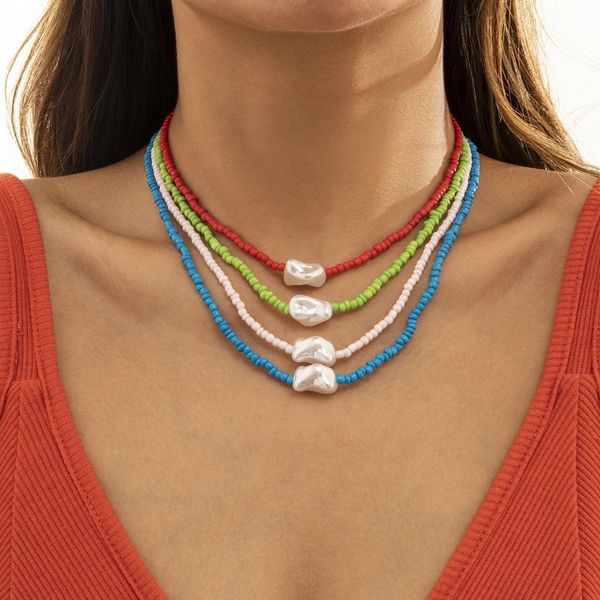 chokers tauam bohemian simulated pearl choker necklace for women girls fashion summer beach charm beads necklaces jewelry, Golden;silver
chokers tauam bohemian simulated pearl choker necklace for women girls fashion summer beach charm beads necklaces jewelry, Golden;silver
