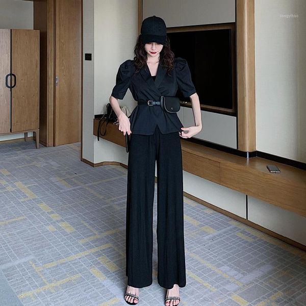 sets summer short sleeve blazer feminino jacket + strapless jumpsuit wide leg pants fashion womens clothing two piece set women's track, Gray
sets summer short sleeve blazer feminino jacket + strapless jumpsuit wide leg pants fashion womens clothing two piece set women's track, Gray