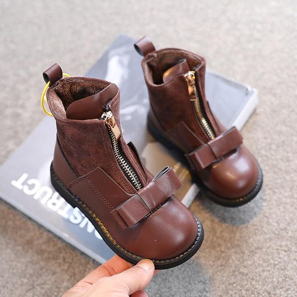 boots children' fashion leather autumn and winter kids black front zipper warm girl' bow baby toddler, Black;grey
boots children' fashion leather autumn and winter kids black front zipper warm girl' bow baby toddler, Black;grey