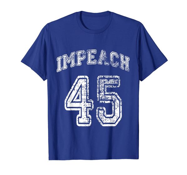 impeach 45 anti-trump t-shirt, White;black