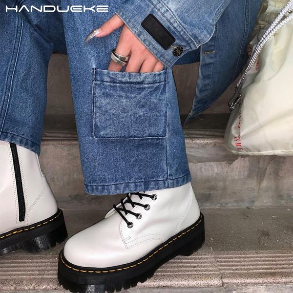boots black white patent leather platform ankle for women 2021 winter chunky woman street style shoes
boots black white patent leather platform ankle for women 2021 winter chunky woman street style shoes