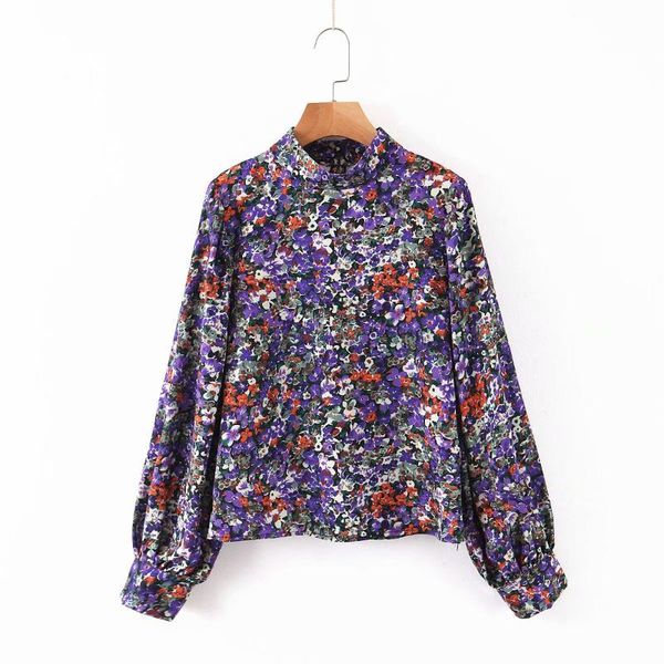 wholesale 2021 autumn and winter new products european and american style women's printed shirt a8ts2515, White 
wholesale 2021 autumn and winter new products european and american style women's printed shirt a8ts2515, White