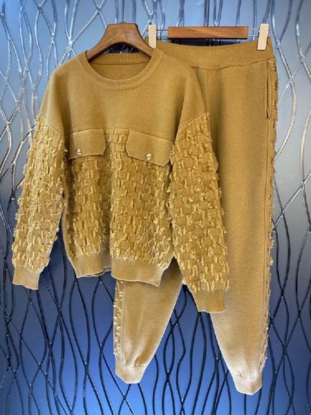 women's two piece pants sweater sets 2021 autumn winter 2 wool set women tassel knitted loose pullovers+wool knitting casual, White
women's two piece pants sweater sets 2021 autumn winter 2 wool set women tassel knitted loose pullovers+wool knitting casual, White
