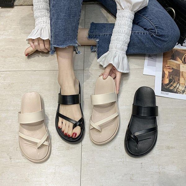 sandals 2021 flat beach shoes women summer and slippers sets of feet students korean version the toe wear tide, Black
sandals 2021 flat beach shoes women summer and slippers sets of feet students korean version the toe wear tide, Black