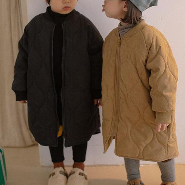 down coat 2021 korean children cotton clothes autumn and winter baby girls coats medium long jackets for boys ins sleeve infants, Blue;gray
down coat 2021 korean children cotton clothes autumn and winter baby girls coats medium long jackets for boys ins sleeve infants, Blue;gray