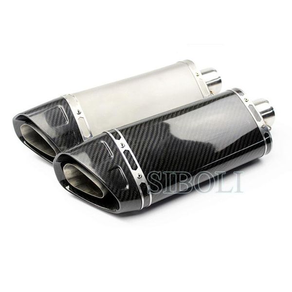 motorcycle exhaust system 51mm universal muffler pipe real carbon fiber tube r1 r3 r6 tmax500 530 nmax155 ak143
motorcycle exhaust system 51mm universal muffler pipe real carbon fiber tube r1 r3 r6 tmax500 530 nmax155 ak143