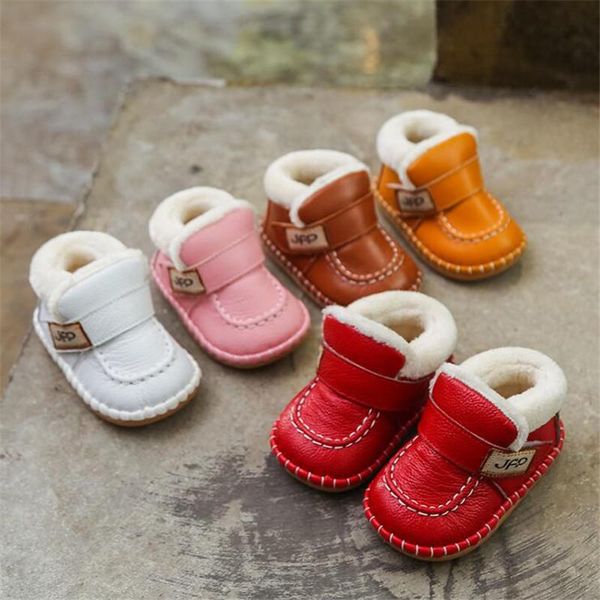 boots infant toddler 2021 winter baby girls boys snow warm plush soft bottom genuine leather outdoor kids children shoes, Black;grey
boots infant toddler 2021 winter baby girls boys snow warm plush soft bottom genuine leather outdoor kids children shoes, Black;grey