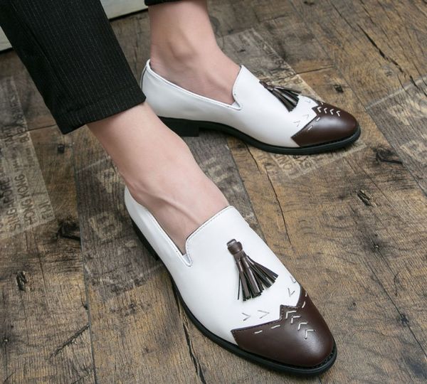 patent leather men tassel loafer shoes black brown luxurys slip on mens dress wedding party formal designer shoe size 38-47
patent leather men tassel loafer shoes black brown luxurys slip on mens dress wedding party formal designer shoe size 38-47