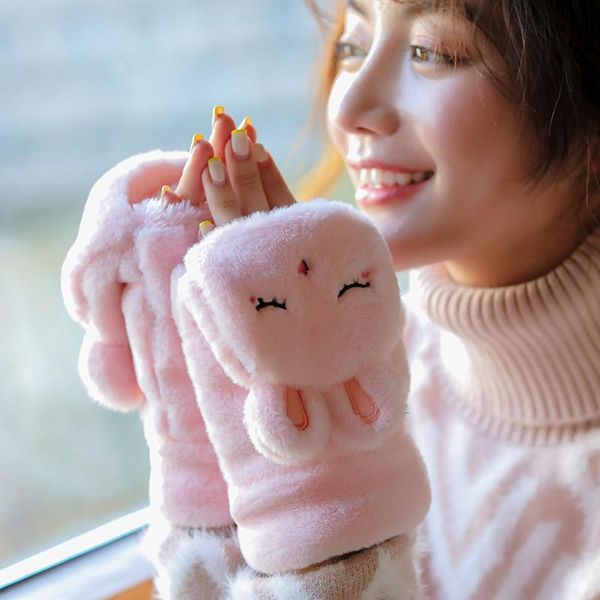 five fingers gloves cute fur cat mittens plush fingerless glove without finger driving winter soft warm thick for women half, Blue;gray
five fingers gloves cute fur cat mittens plush fingerless glove without finger driving winter soft warm thick for women half, Blue;gray