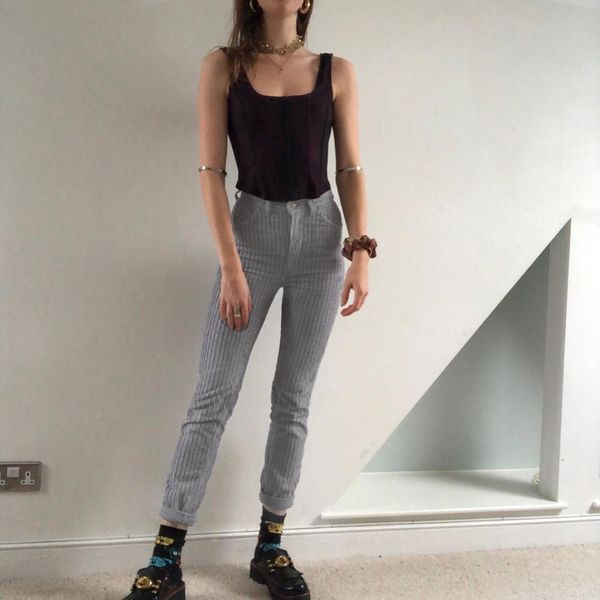 2021 office lady pockets straight casual corturoy solid with fashion long autumn new women simple pants kozj, Black;white
2021 office lady pockets straight casual corturoy solid with fashion long autumn new women simple pants kozj, Black;white