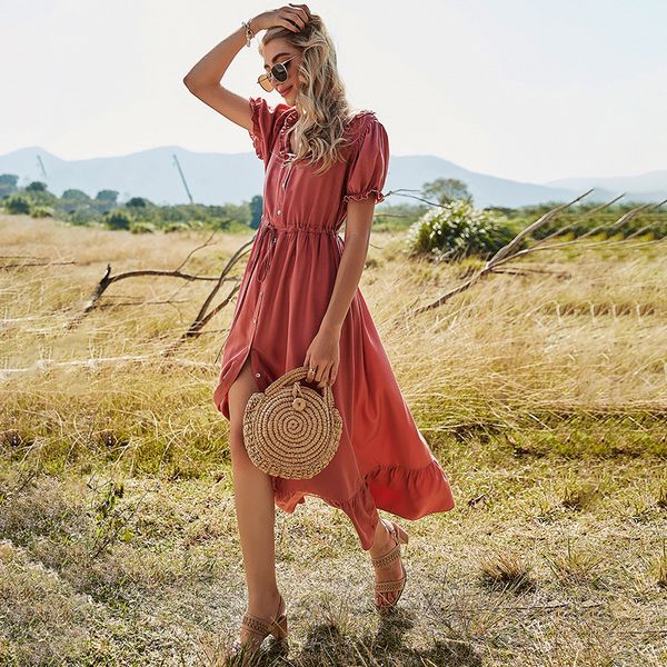 fashion 2021 new spring european and american foreign trade womens clothing single-breasted round neck solid color dress womens high waist l, White;black
fashion 2021 new spring european and american foreign trade womens clothing single-breasted round neck solid color dress womens high waist l, White;black
