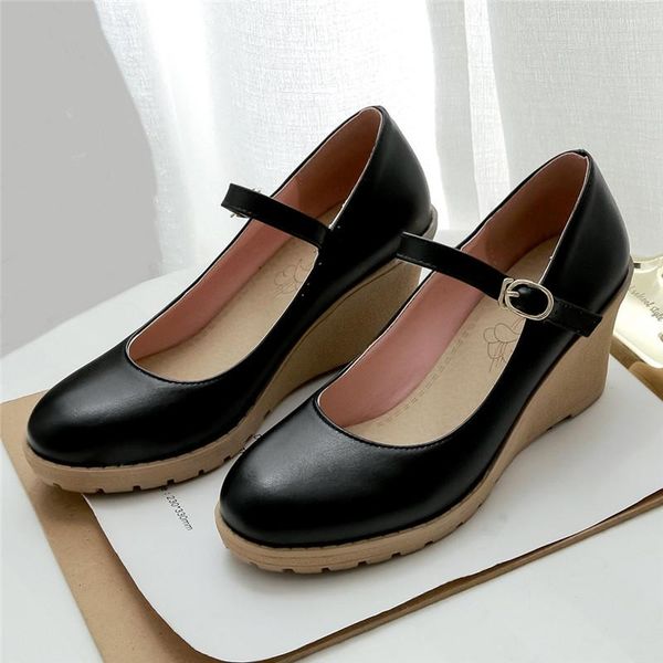 dress shoes agodor mary jane wedge for women high heels platform strappy pumps with buckle ladies work office black white
dress shoes agodor mary jane wedge for women high heels platform strappy pumps with buckle ladies work office black white