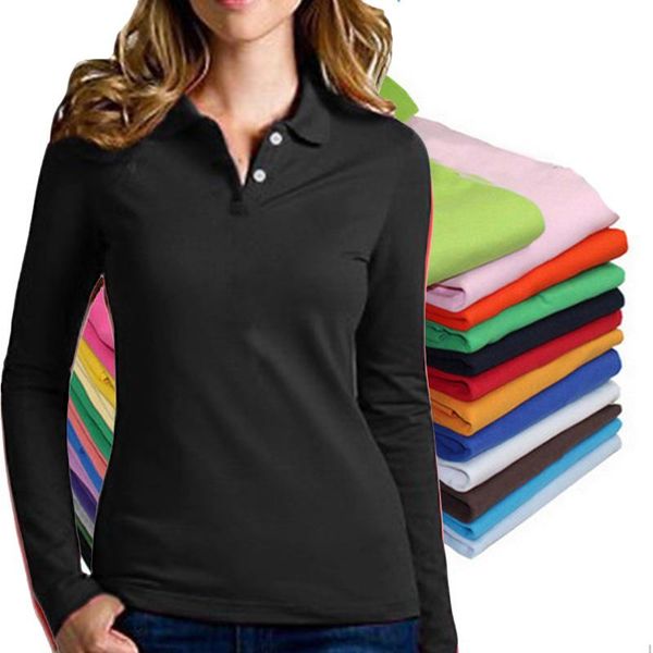 women's polos ins 2021 women long sleeves tee 100% cotton slim shirts fashion female button placket, White
women's polos ins 2021 women long sleeves tee 100% cotton slim shirts fashion female button placket, White