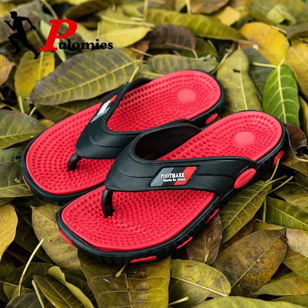 slippers pulomies summer men flip flops quick dry soft eva male street beach massage casual flip-flop footwear, Black
slippers pulomies summer men flip flops quick dry soft eva male street beach massage casual flip-flop footwear, Black