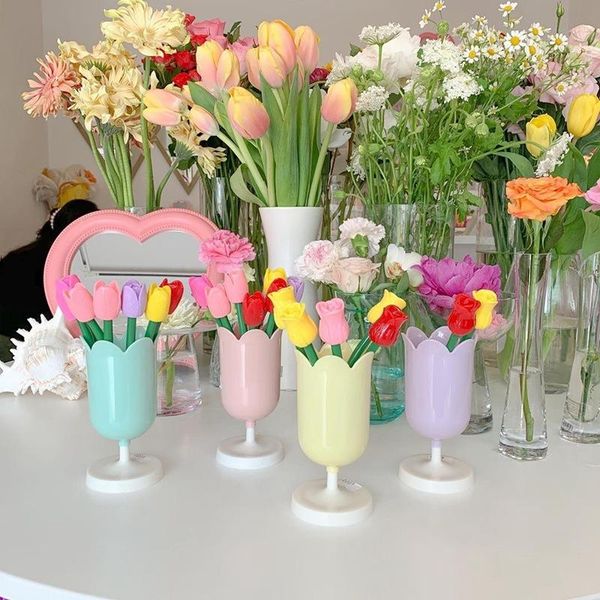 ballpoint pens korean ins girl heart tulip flower pen rose small fresh simulation gel kids gifts, Blue;orange
ballpoint pens korean ins girl heart tulip flower pen rose small fresh simulation gel kids gifts, Blue;orange