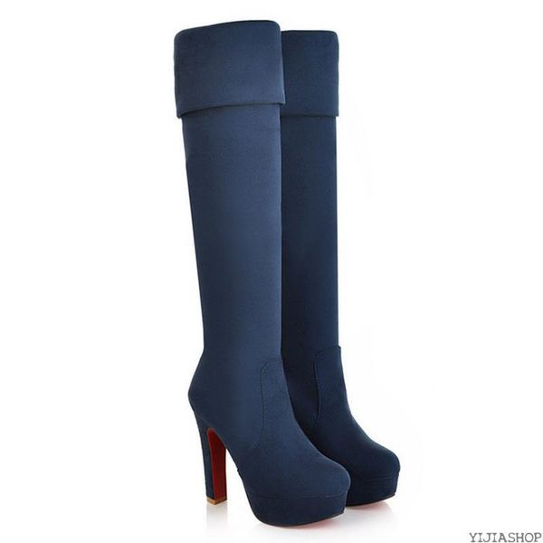 boots over-the-knee boots, warm women's thick bottom shoes, high heels, slim thigh win, Black
boots over-the-knee boots, warm women's thick bottom shoes, high heels, slim thigh win, Black