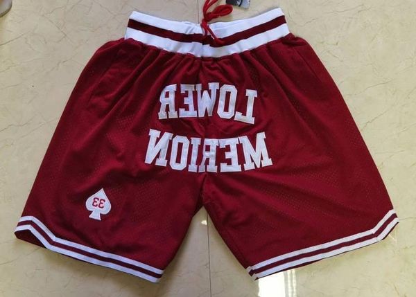 basketball short men#33 lower merionstitched high school merion red pocket shorts, White;black
basketball short men#33 lower merionstitched high school merion red pocket shorts, White;black