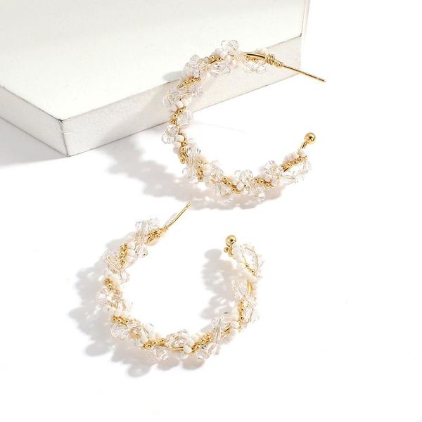 hoop & huggie aensoa fashion korean crystal earrings for women exquisite luxury clear rhinestone circle accessories wholesale, Golden;silver
hoop & huggie aensoa fashion korean crystal earrings for women exquisite luxury clear rhinestone circle accessories wholesale, Golden;silver