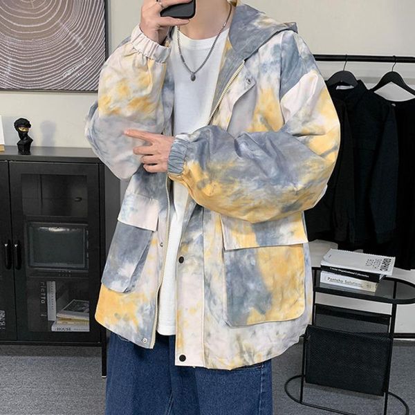 men's jackets hooded jacket korean tie-dye casual fashion loose streetwear hip hop printed cargo, Black;brown
men's jackets hooded jacket korean tie-dye casual fashion loose streetwear hip hop printed cargo, Black;brown