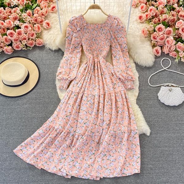 casual dresses floral printing chiffon dresseses pleated maxi robe high waist long puff sleeve a line midi vestido korean clothing, Black;gray
casual dresses floral printing chiffon dresseses pleated maxi robe high waist long puff sleeve a line midi vestido korean clothing, Black;gray