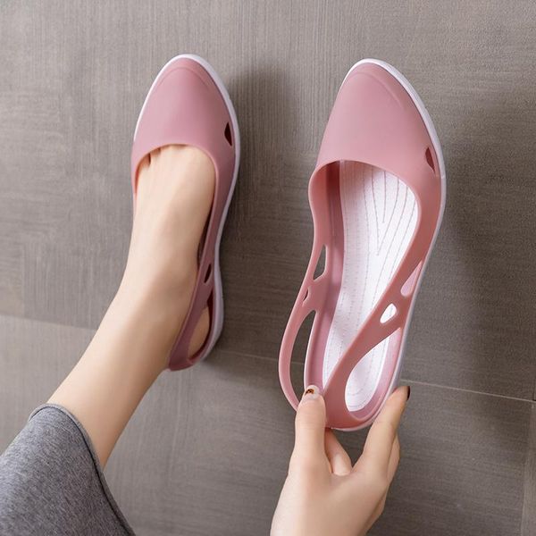 sandals 2021 summer women low heels jelly shoes beach sandalias pointed toe shallow rain pvc waterproof chaussure femme, Black
sandals 2021 summer women low heels jelly shoes beach sandalias pointed toe shallow rain pvc waterproof chaussure femme, Black