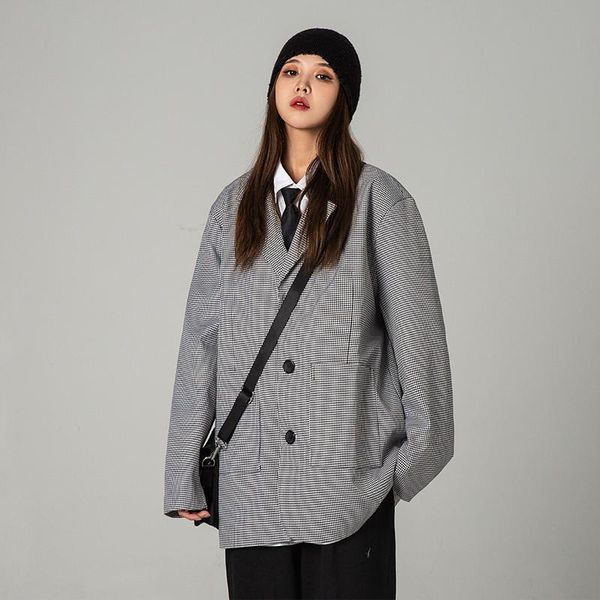 houndstooth blazers for women 2021 fashion trends oversized clothing office ladies single breasted suit loose fit jackets, White;black
houndstooth blazers for women 2021 fashion trends oversized clothing office ladies single breasted suit loose fit jackets, White;black
