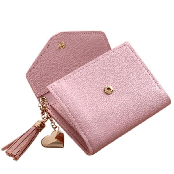 wallets pinshang women small lady tassel pendant pu leather short purses female card holders money wallet, Red;black
wallets pinshang women small lady tassel pendant pu leather short purses female card holders money wallet, Red;black