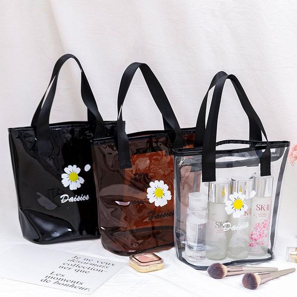 ins wind small daisy transparent portable bucket bag fashion carrying bag beach travel storage
ins wind small daisy transparent portable bucket bag fashion carrying bag beach travel storage