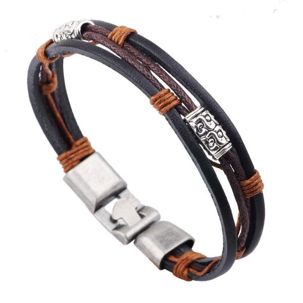 charm bracelets 2021 fashion jewelry vintage accessories hand-woven multilayer leather bracelet wax rope winding cuff lady, Golden;silver
charm bracelets 2021 fashion jewelry vintage accessories hand-woven multilayer leather bracelet wax rope winding cuff lady, Golden;silver