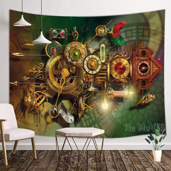tapestries time gear vintage tapestry art interior office home decor 
tapestries time gear vintage tapestry art interior office home decor