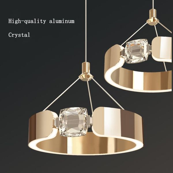 pendant lamps nordic luxury chandelier modern restaurant crystal black gold bar ring creative simple led designer
pendant lamps nordic luxury chandelier modern restaurant crystal black gold bar ring creative simple led designer