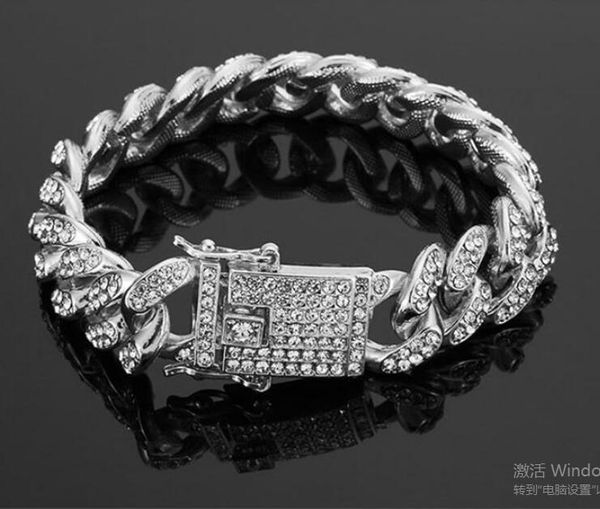 mens hip hop bracelet jewelry iced out chain rose gold silver miami cuban link chains bracelets gc339, Golden;silver
mens hip hop bracelet jewelry iced out chain rose gold silver miami cuban link chains bracelets gc339, Golden;silver