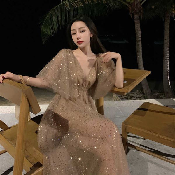 women's t-shirt summer goddess chaoxian fan heavy gauze sequins dressed as spangles summer vacations beach temperament auq1, White
women's t-shirt summer goddess chaoxian fan heavy gauze sequins dressed as spangles summer vacations beach temperament auq1, White