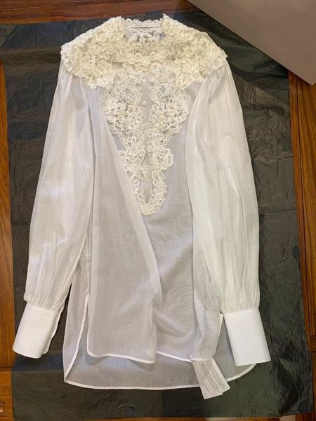 women's blouses & shirts fashion women 2021 white colour lace embroidery shirt shirts, lady summer
women's blouses & shirts fashion women 2021 white colour lace embroidery shirt shirts, lady summer