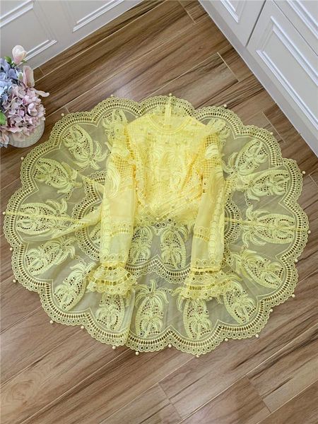 casual dresses 2021 women's stand collar long sleeve hollow out embroidery dress lemon yellow black, Black;gray
casual dresses 2021 women's stand collar long sleeve hollow out embroidery dress lemon yellow black, Black;gray