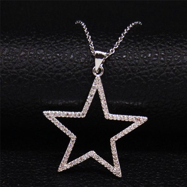pendant necklaces 2021 fashion zircon copper pendants for women silver color star necklace hip hop jewelry colar n2032s04
pendant necklaces 2021 fashion zircon copper pendants for women silver color star necklace hip hop jewelry colar n2032s04