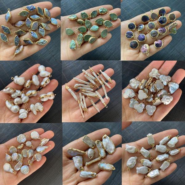 charms 27 styles 3pcs wholesale natural freshwater pearl pendants connectors diy for jewelry making ladies fashion necklace accessories, Bronze;silver
charms 27 styles 3pcs wholesale natural freshwater pearl pendants connectors diy for jewelry making ladies fashion necklace accessories, Bronze;silver