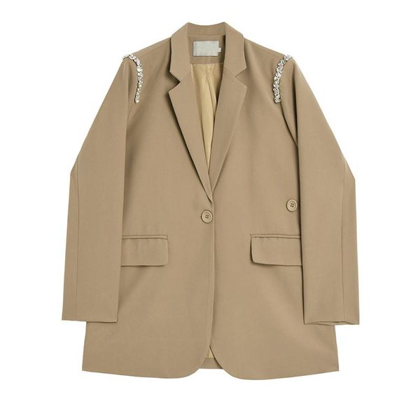 women's suits & blazers superaen suit coat spring autumn 2021 solid all match loose casual diamond coats, White;black
women's suits & blazers superaen suit coat spring autumn 2021 solid all match loose casual diamond coats, White;black