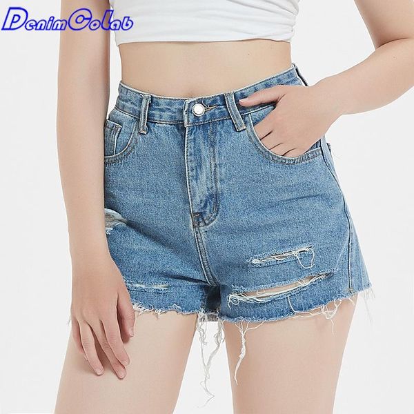 women's jeans denimcolab 2021 summer ripped high waist with holes classic blue short ladies casual straight shorts
women's jeans denimcolab 2021 summer ripped high waist with holes classic blue short ladies casual straight shorts