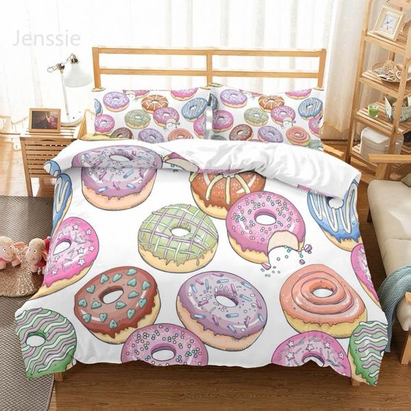 bedding sets 2/3pcs doughnuts microfiber set food series duvet cover soft bed linen single double full size
bedding sets 2/3pcs doughnuts microfiber set food series duvet cover soft bed linen single double full size
